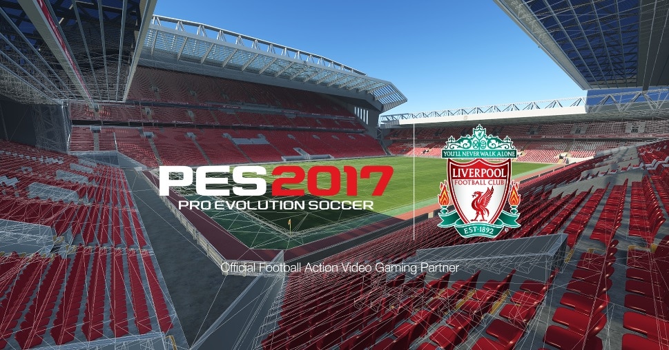 PES 2017 จะมีสโมสร Liverpool ในเกมด้วย