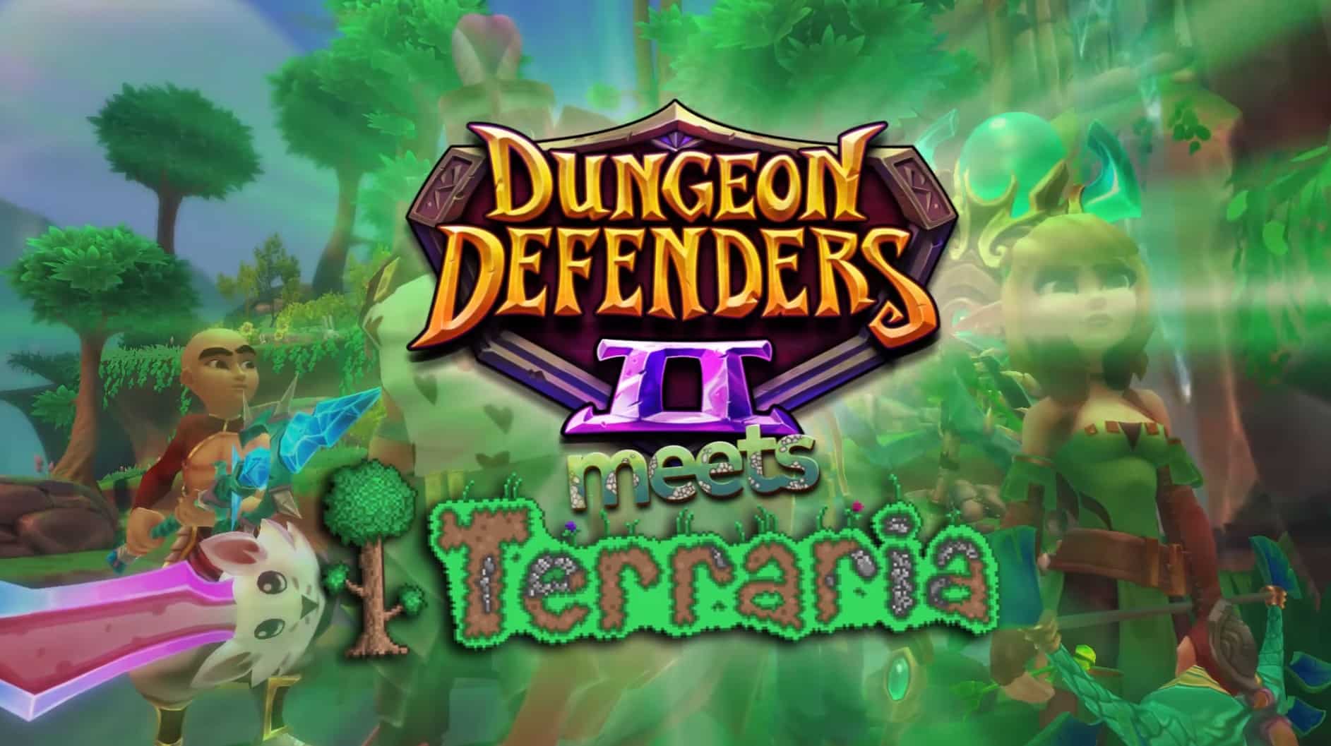 Terraria จับมือครอสกับ Dungeon Defenders 2