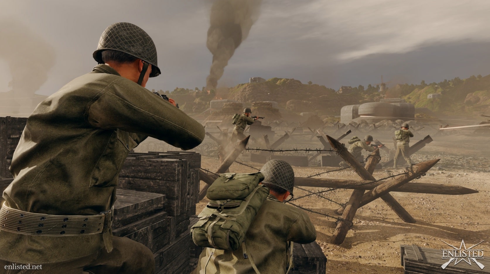 Enlisted เกมสงครามโลกครั้งที่สองที่เล่นได้มากถึง 100 คน เปิดระดมทุนแล้ว