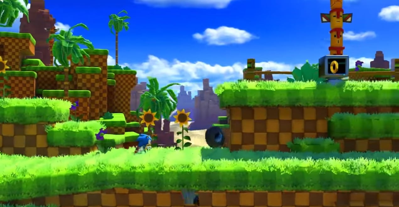 Sonic Forces โชว์คลิปใหม่ แผนที่ Green Hill Zone ในเกมเพลย์แบบคราสสิค