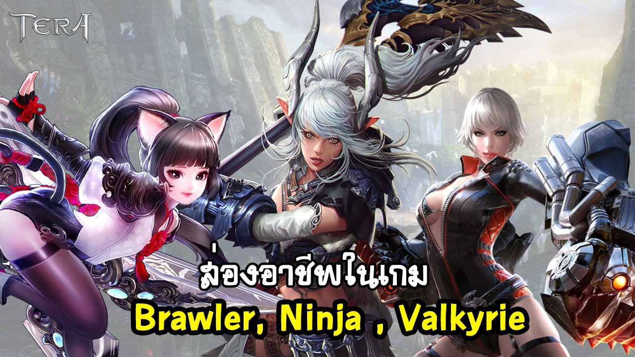 (Guide TERA) แอบส่องอาชีพในเกม ตอน Brawler, Ninja & Valkyrie