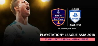 SIEJA ประกาศเปิดการแข่งขัน PlayStation® League Asia 2018 – การแข่งขันรอบคัดเลือก EA SPORTS FIFA 18 Global Series