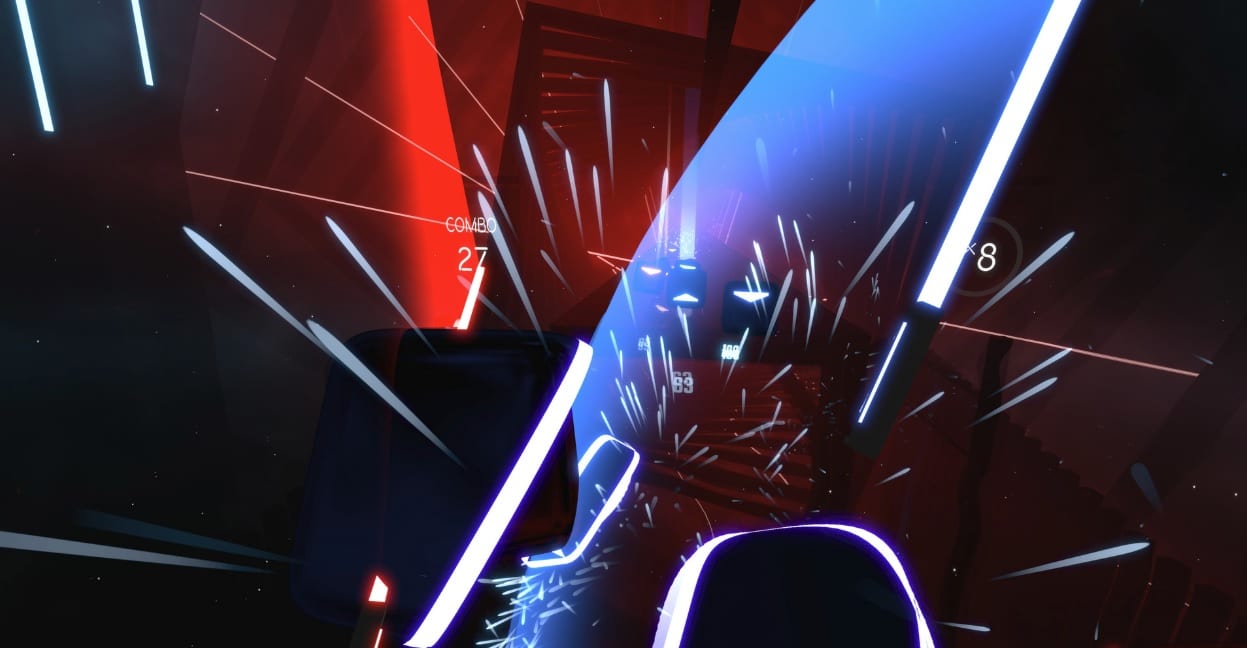 VR rhythm เกมใช้ดาบเลเซอร์ตบปุ่มตามจังหวะเพลง ได้เรตติ้งสูงมากบน Steam