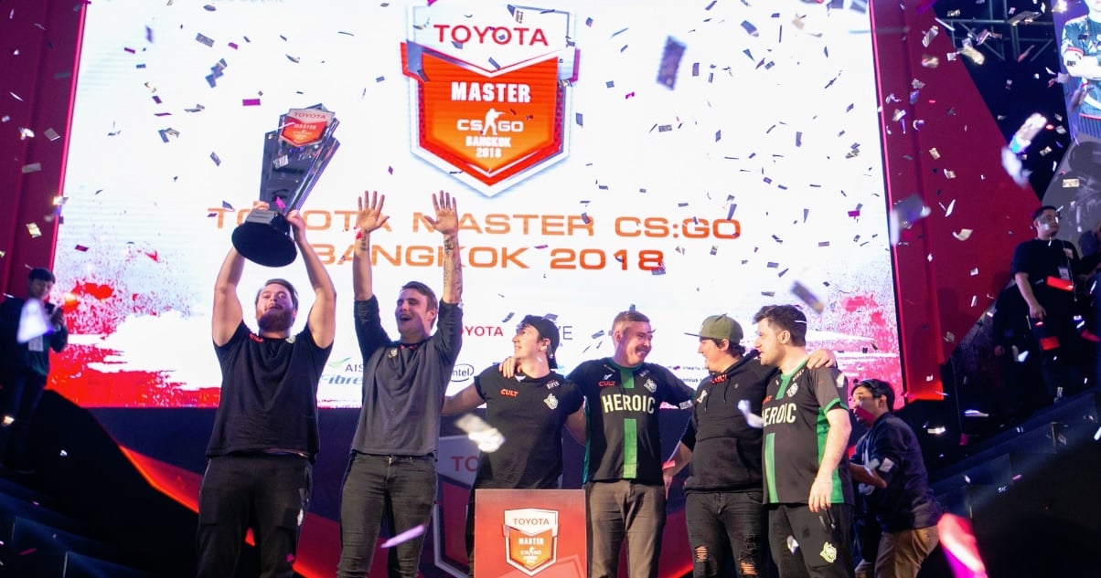 ฮีโรอิก คว้าแชมป์อีสปอร์ตโลก รายการ “TOYOTA MASTER CS:GO BANGKOK 2018”