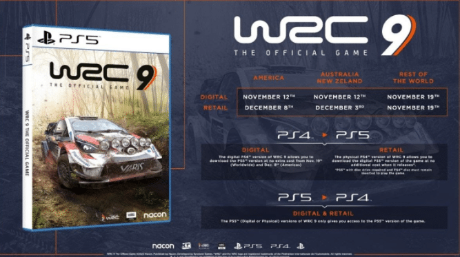 WRC 9 เตรียมออกบน PS5 พร้อม 19 พ.ย.นี้ พร้อมรองรับกราฟฟิกแบบ 4K 60fps